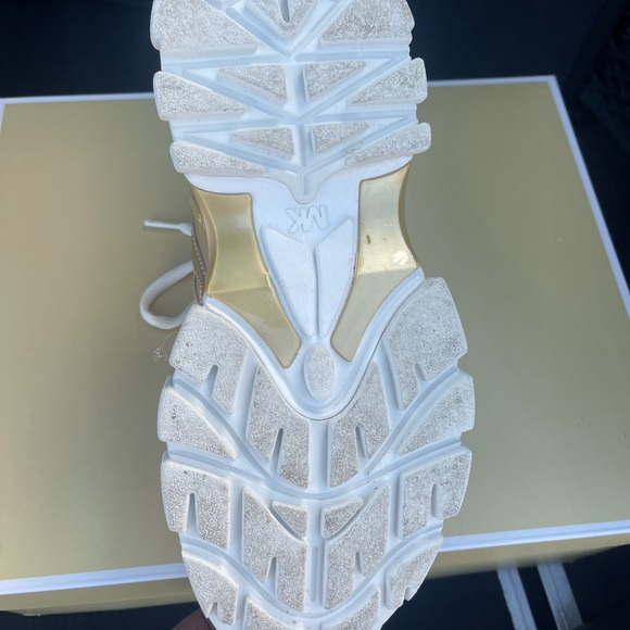 Michael Kors Nick Metallic Leather
Trainer in Gold - - Picture 5 of 6